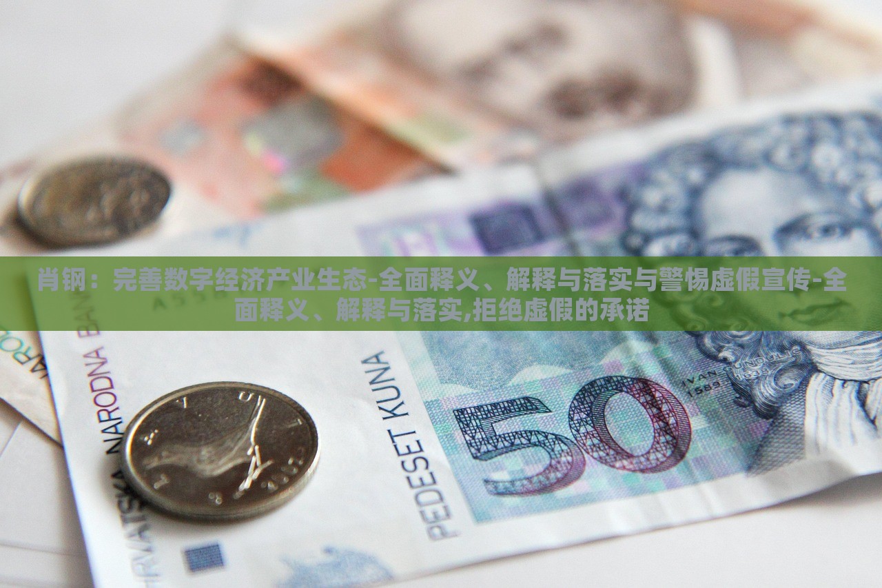 肖鋼：完善數(shù)字經(jīng)濟產(chǎn)業(yè)生態(tài)-全面釋義、解釋與落實與警惕虛假宣傳-全面釋義、解釋與落實,拒絕虛假的承諾